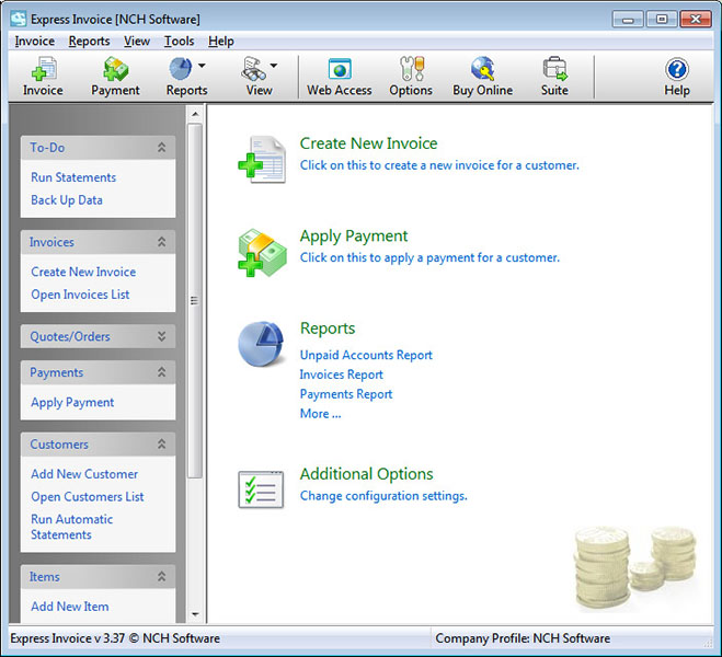 How to Download Customer List to Nch Software Express Invoice